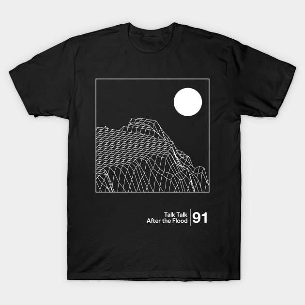 Talk Talk - After The Flood / Minimal Style Graphic Artwork Design T-Shirt by saudade